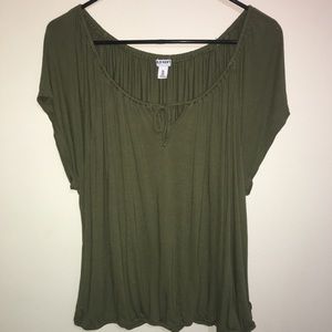 Old Navy green blouse XXL